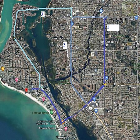 3Bed & 2Bath Property Couple Minutes From Siesta Key Beach & Downtown Sarasota Exteriér fotografie